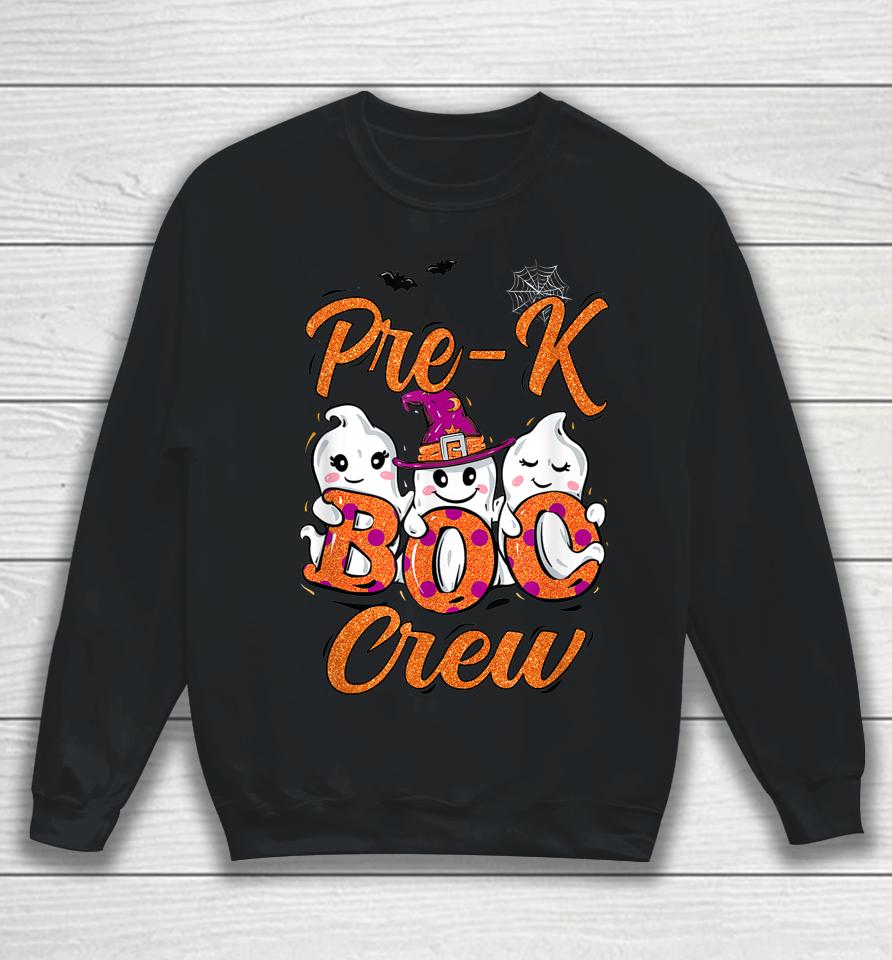 Halloween Costume Pre-K Boo Crew Sweatshirt