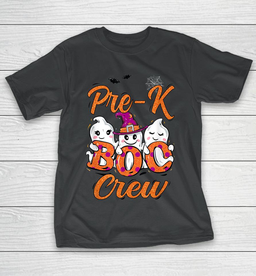 Halloween Costume Pre-K Boo Crew T-Shirt