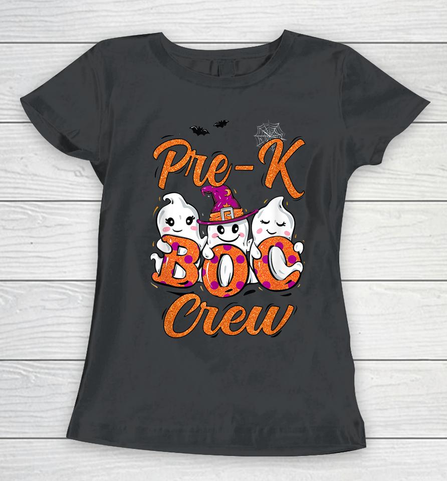 Halloween Costume Pre-K Boo Crew Women T-Shirt