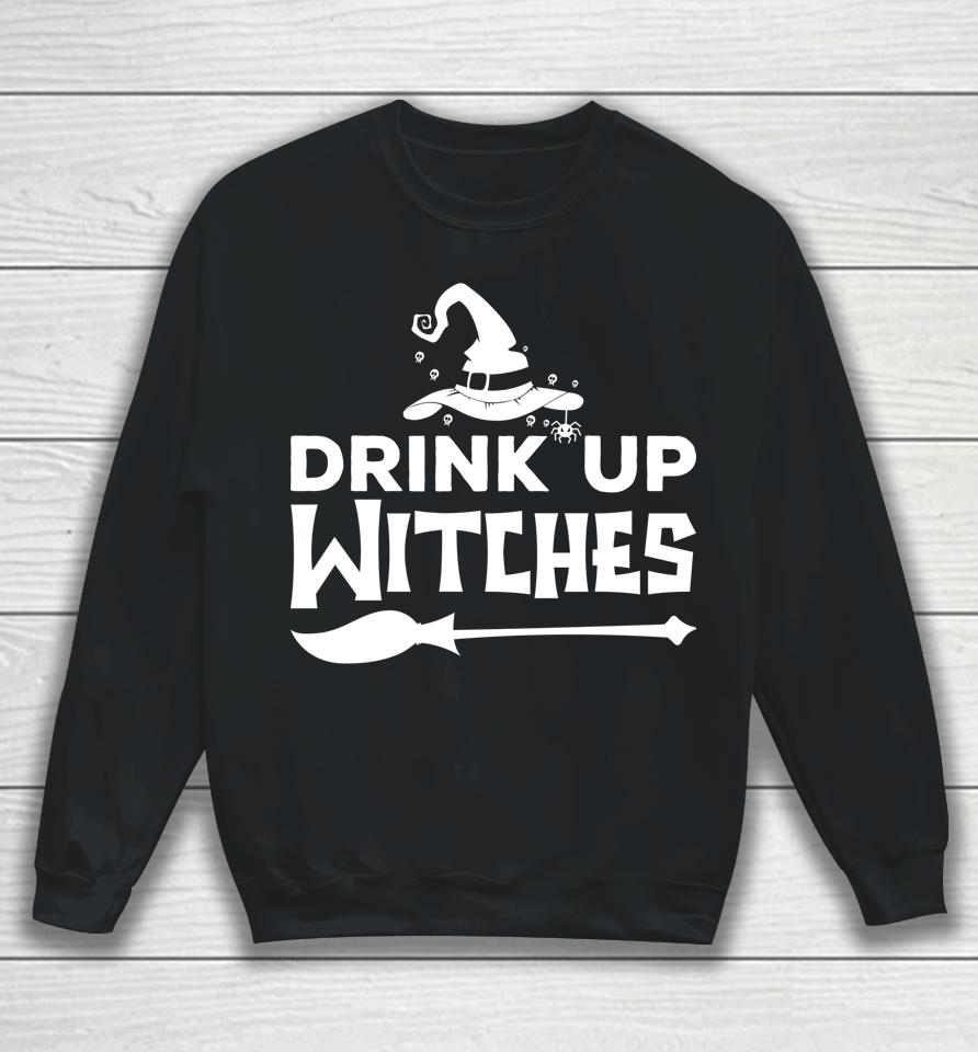 Halloween Drink Up Witches Sweatshirt