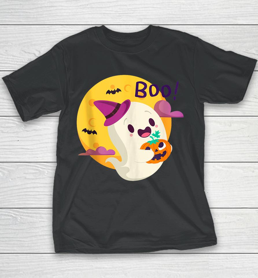 Halloween Groovy Boo Boo Crew Funny Cute Ghost Women Nurse Youth T-Shirt