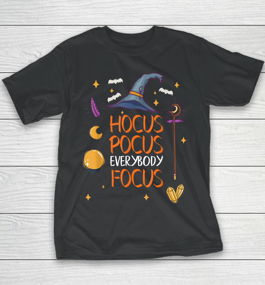 Halloween Hocus Pocus Everybody Focus Youth T-Shirt