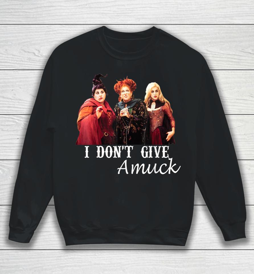 Halloween I Don't Give Amuck Sweatshirt