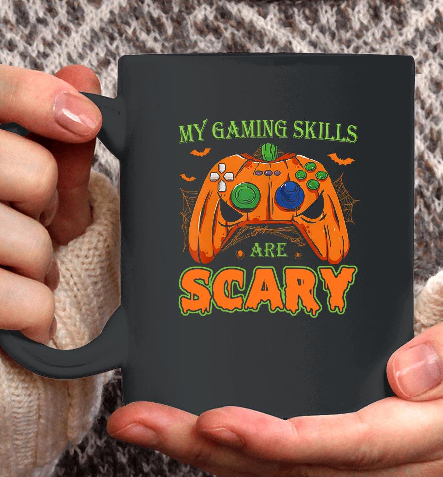 Halloween Jack O Lantern Gamer Funny Gaming Skills Coffee Mug