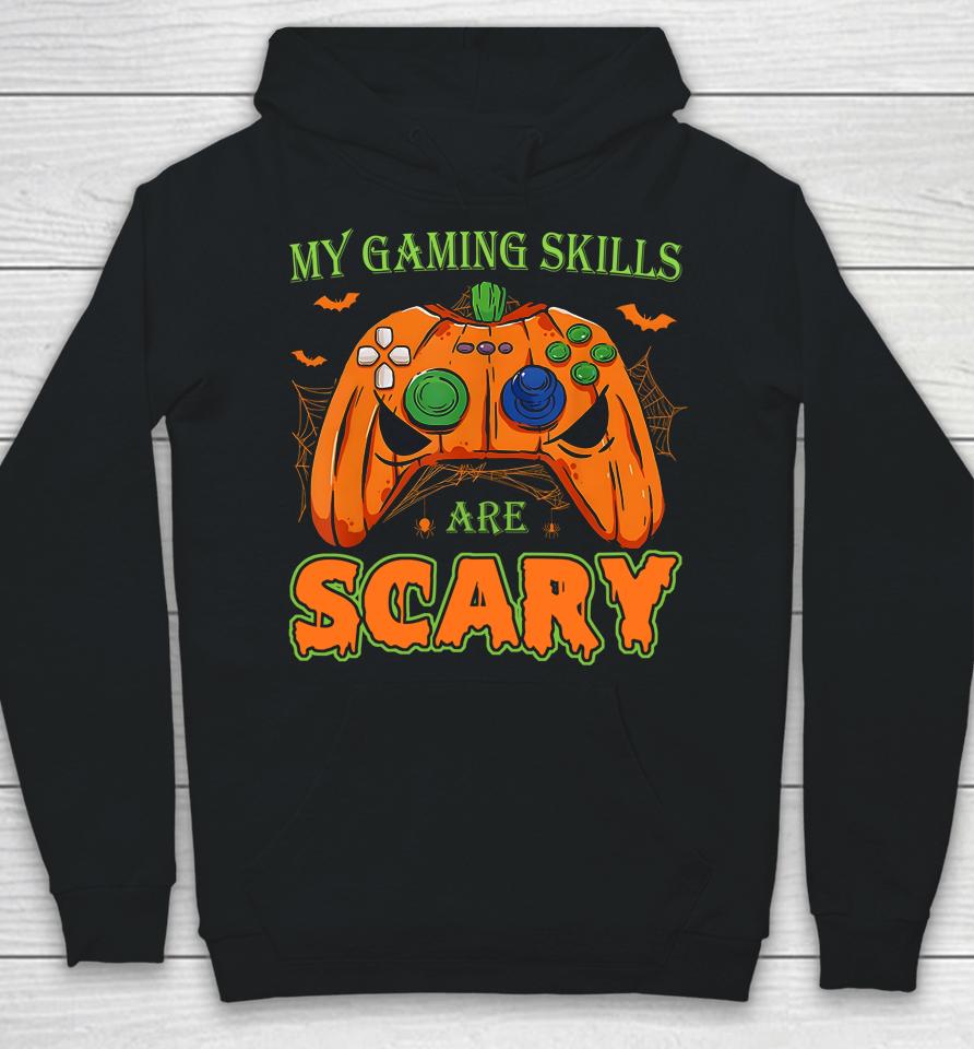 Halloween Jack O Lantern Gamer Funny Gaming Skills Hoodie