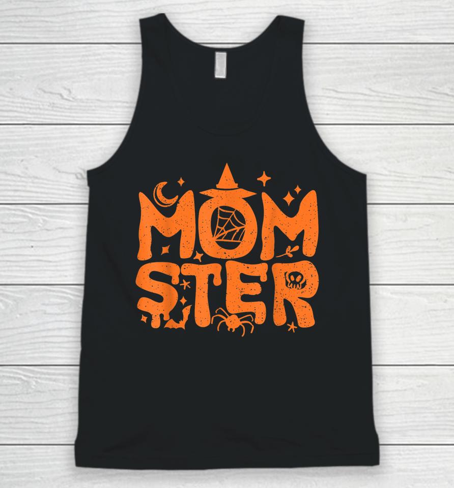 Halloween Momster T-Shirt Halloween Mom Unisex Tank Top