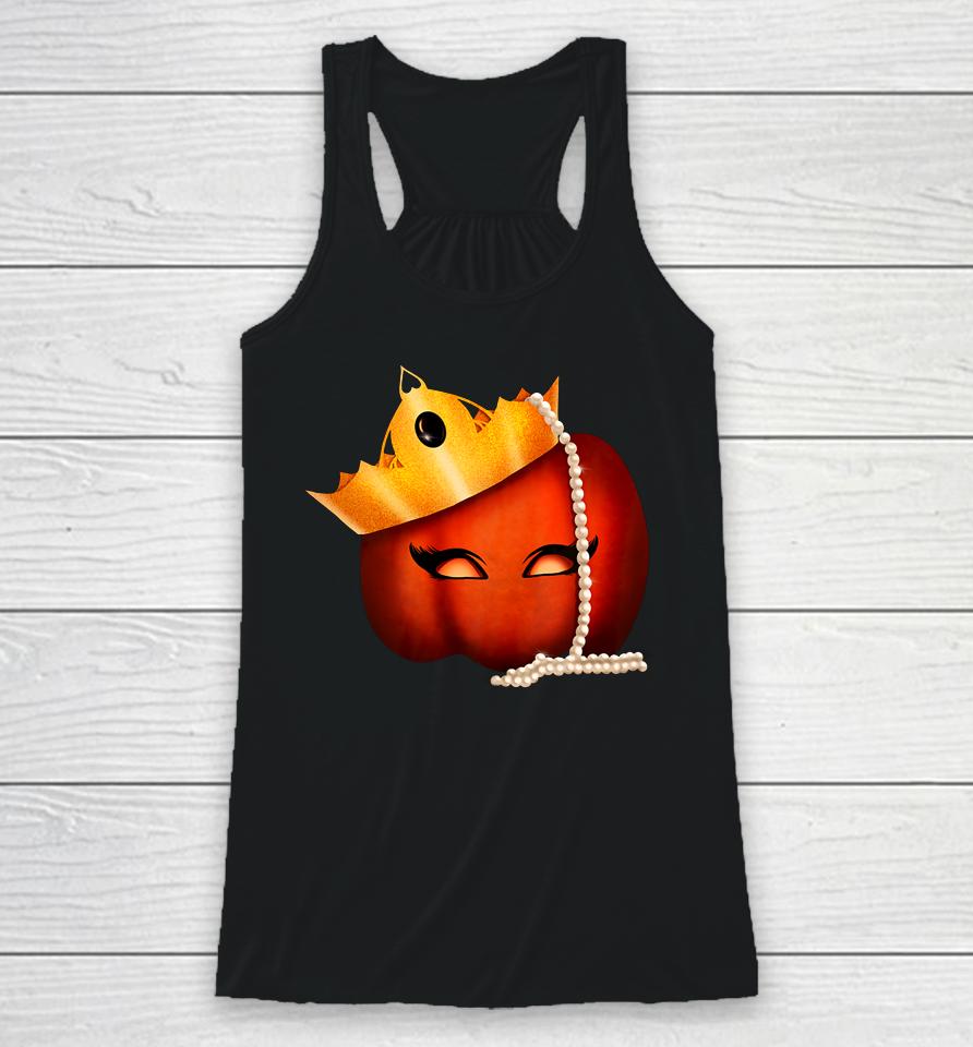 Halloween Pumpkin Queen Racerback Tank