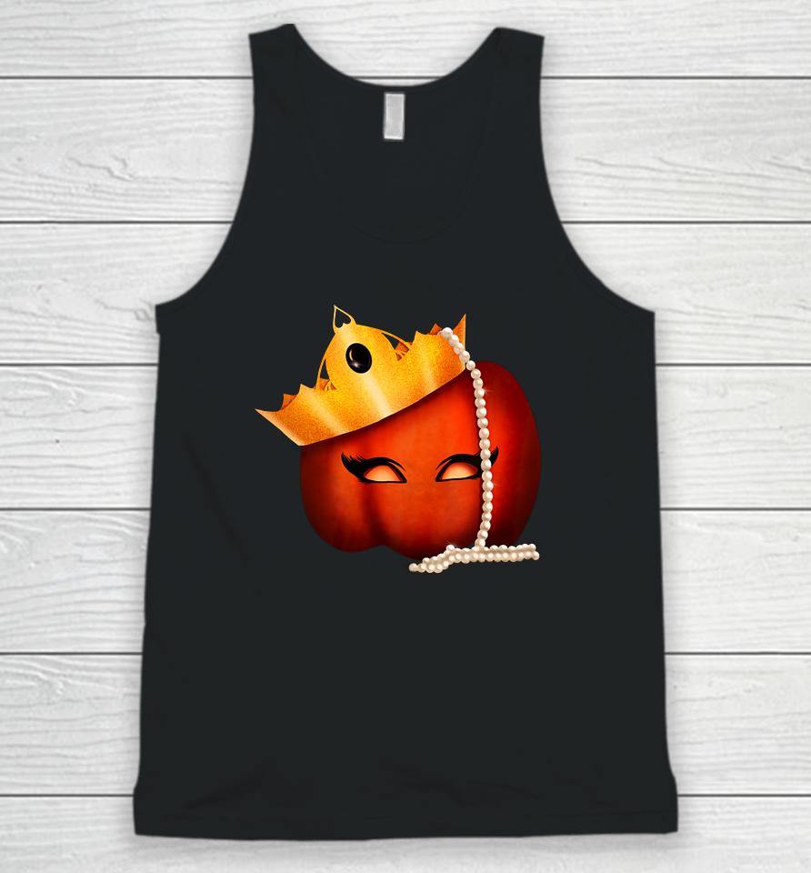 Halloween Pumpkin Queen Unisex Tank Top