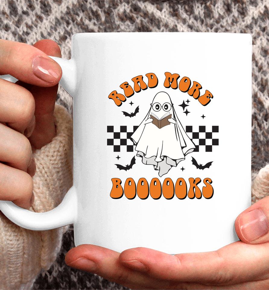 Halloween Read More Books Cute Boo Read More Boooooks Coffee Mug