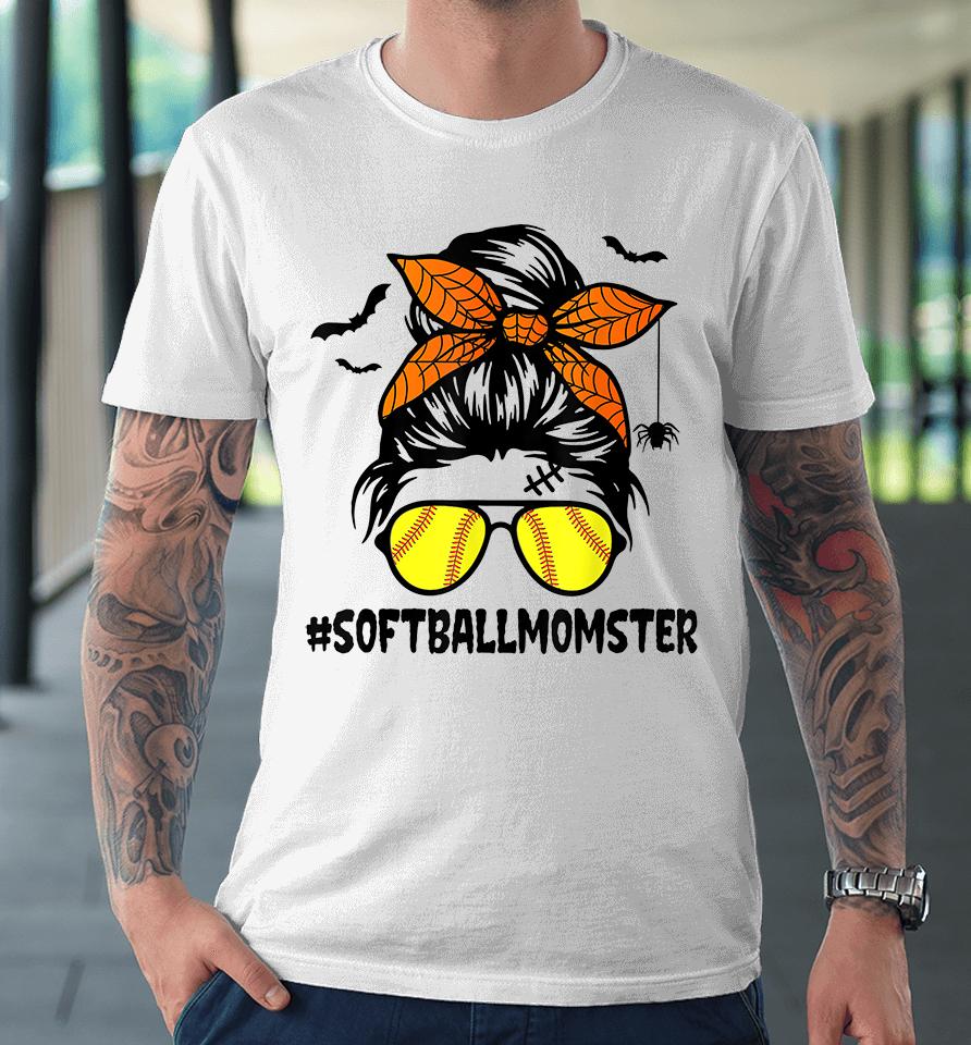 Halloween Softball Momster Premium T-Shirt