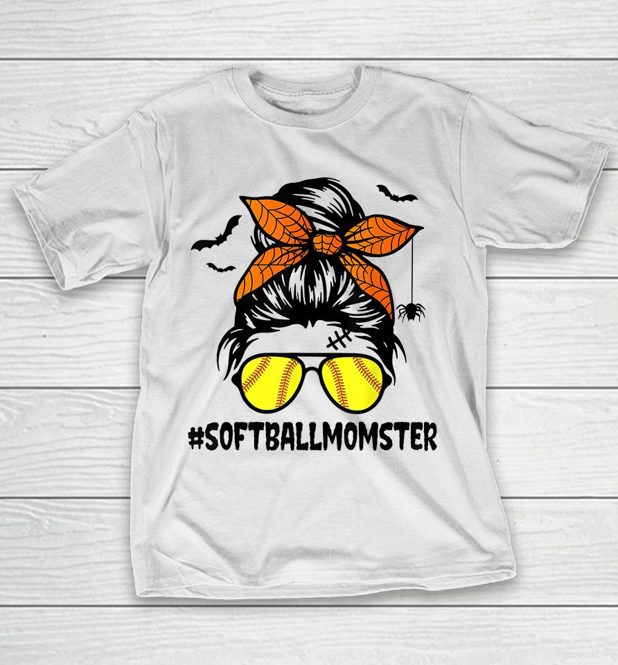 Halloween Softball Momster T-Shirt