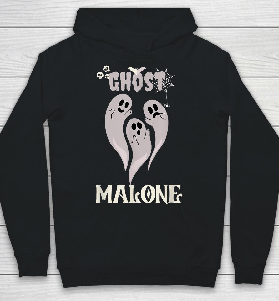 Halloween Spooky Season Fall Season Cute Ghost Malone Hoodie