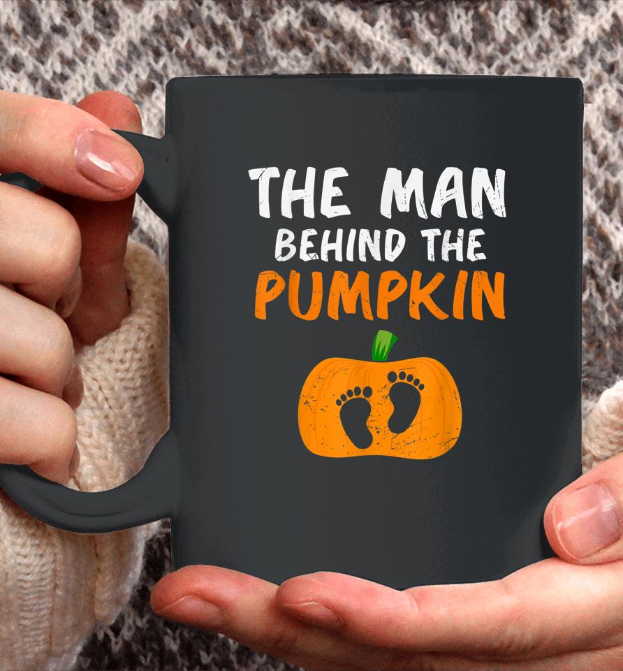 Halloween The Man Behind The Pumpkin Pregnant Coffee Mug