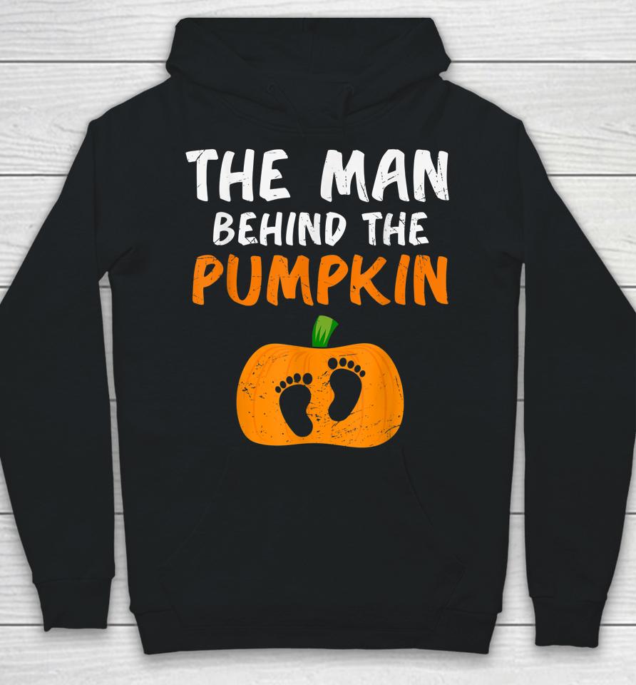 Halloween The Man Behind The Pumpkin Pregnant Hoodie