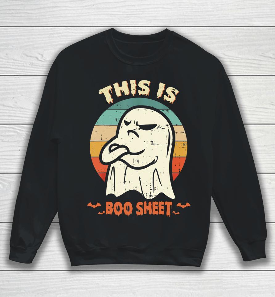 Halloween This Is Boo Sheet Ghost Sweatshirt
