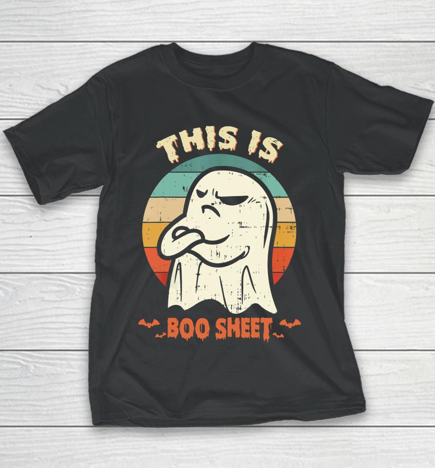 Halloween This Is Boo Sheet Ghost Youth T-Shirt