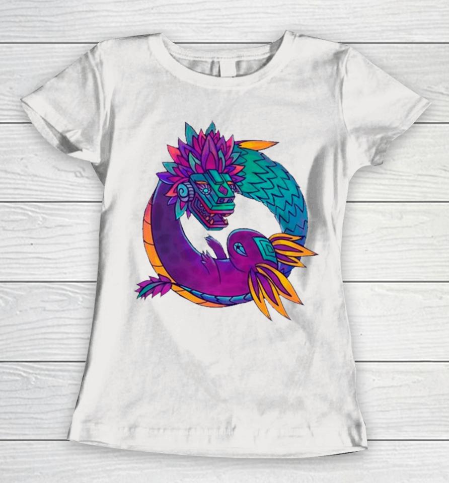 Halo 2 Quetzalcoatl And Axolotl Women T-Shirt