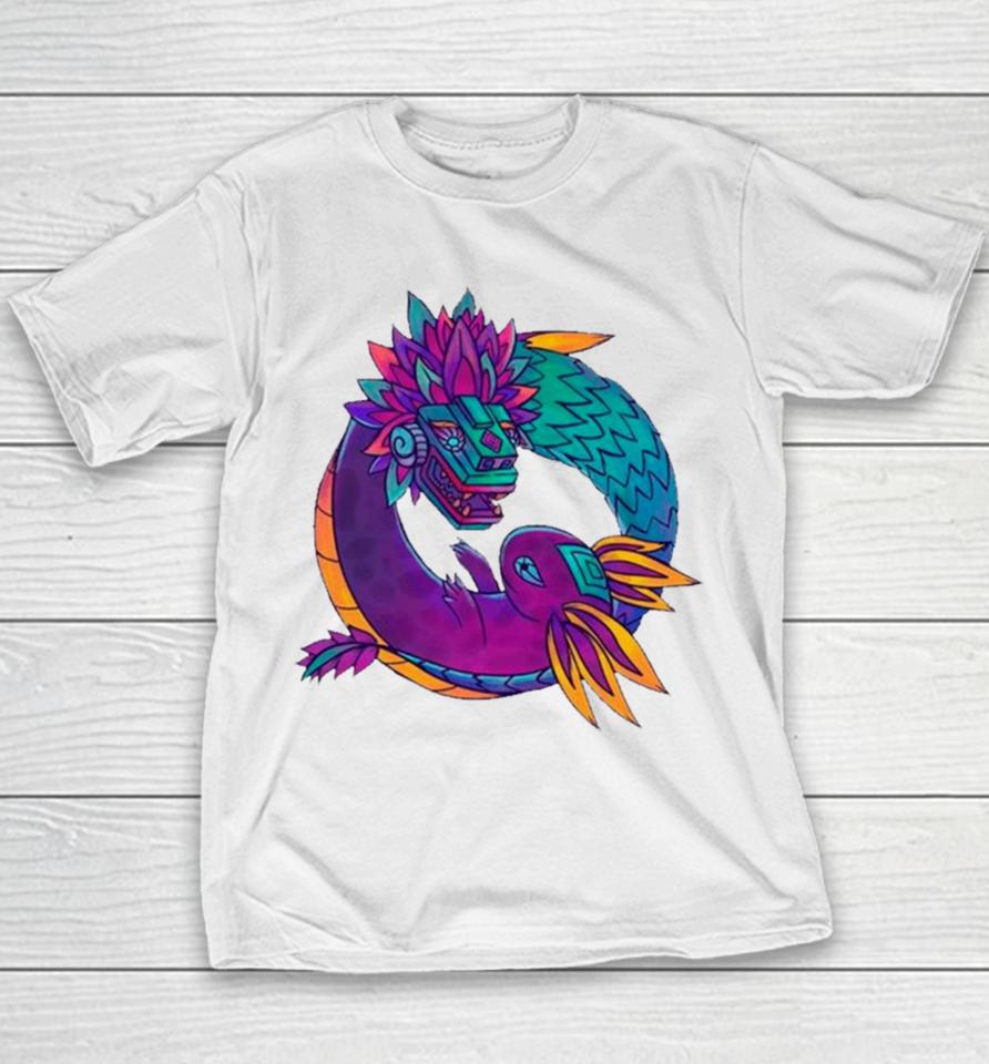 Halo 2 Quetzalcoatl And Axolotl Youth T-Shirt