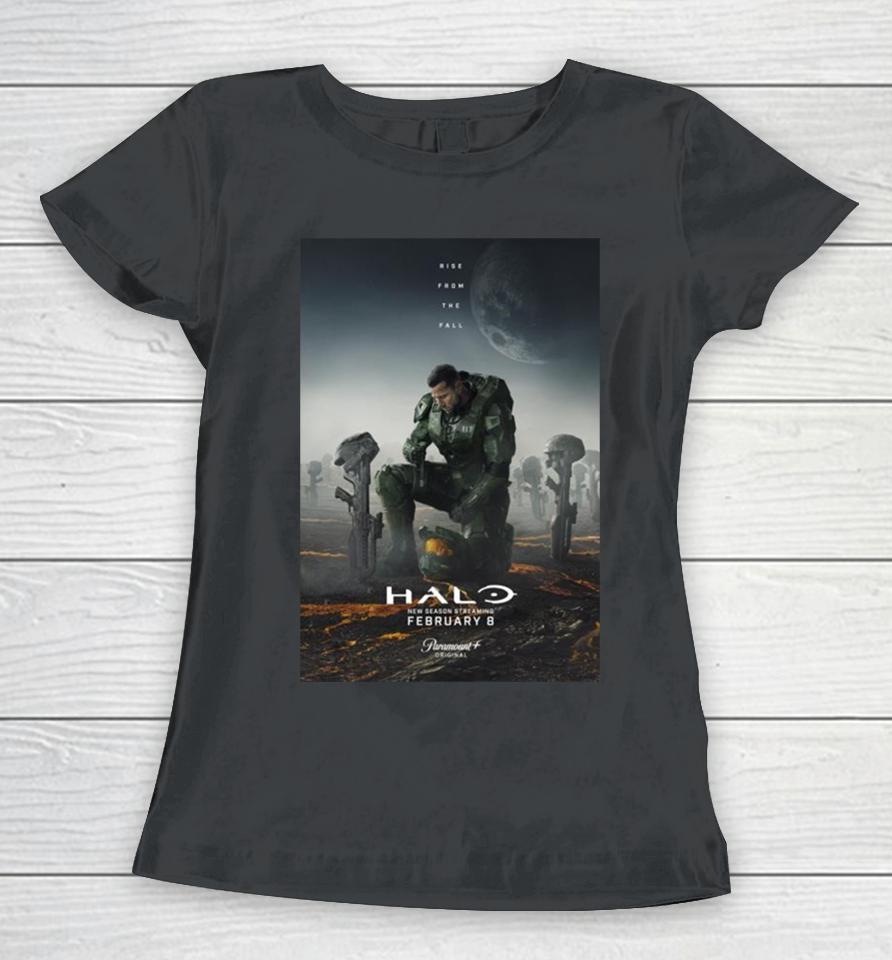 Halo Season 2 Rise From The Fall Will Be Release On February 8Th 2024 Women T-Shirt