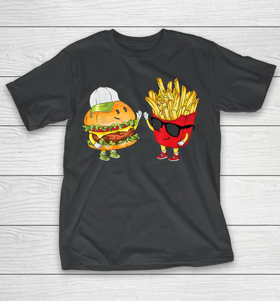 Hamburger Fries High Five T-Shirt