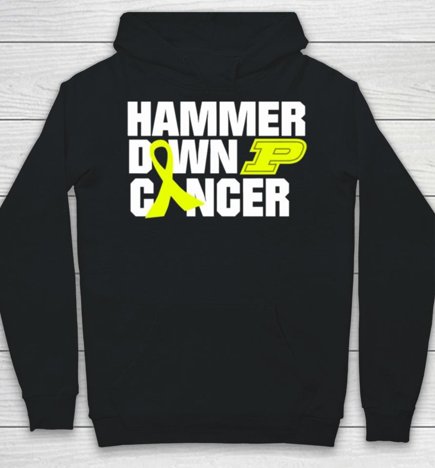 Hammer Down Cancer Purdue Hoodie
