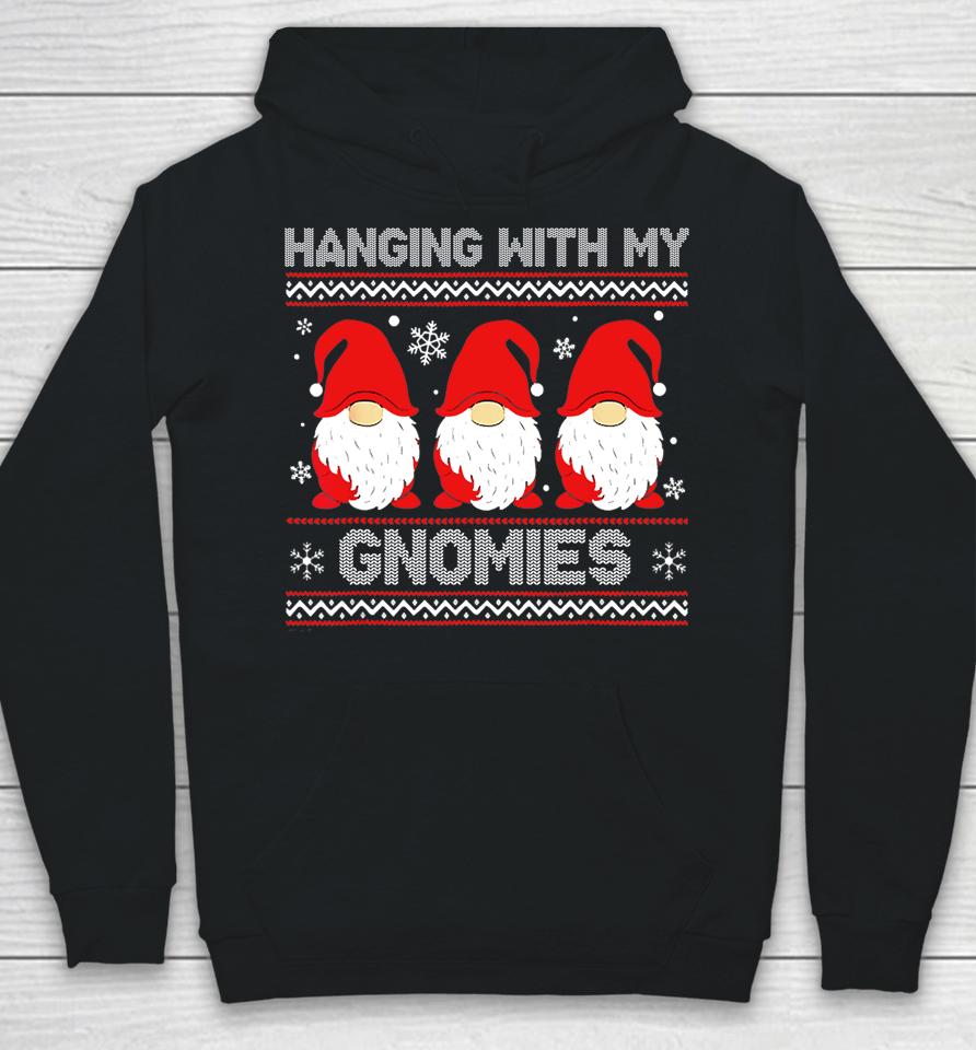 Hanging With My Gnomies Matching Family Christmas Gnome Hoodie