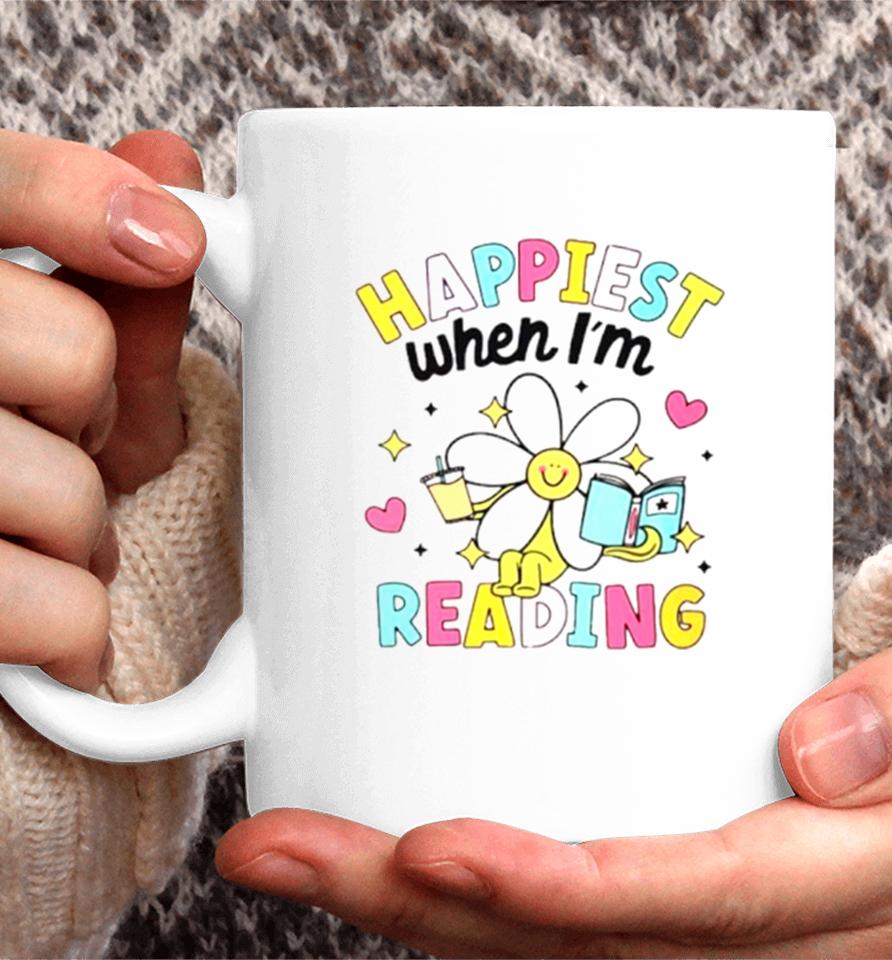 Happiest When I’m Reading Book Lover Coffee Mug