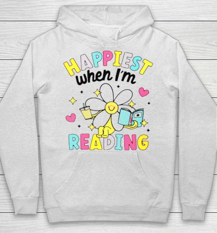 Happiest When I’m Reading Book Lover Hoodie