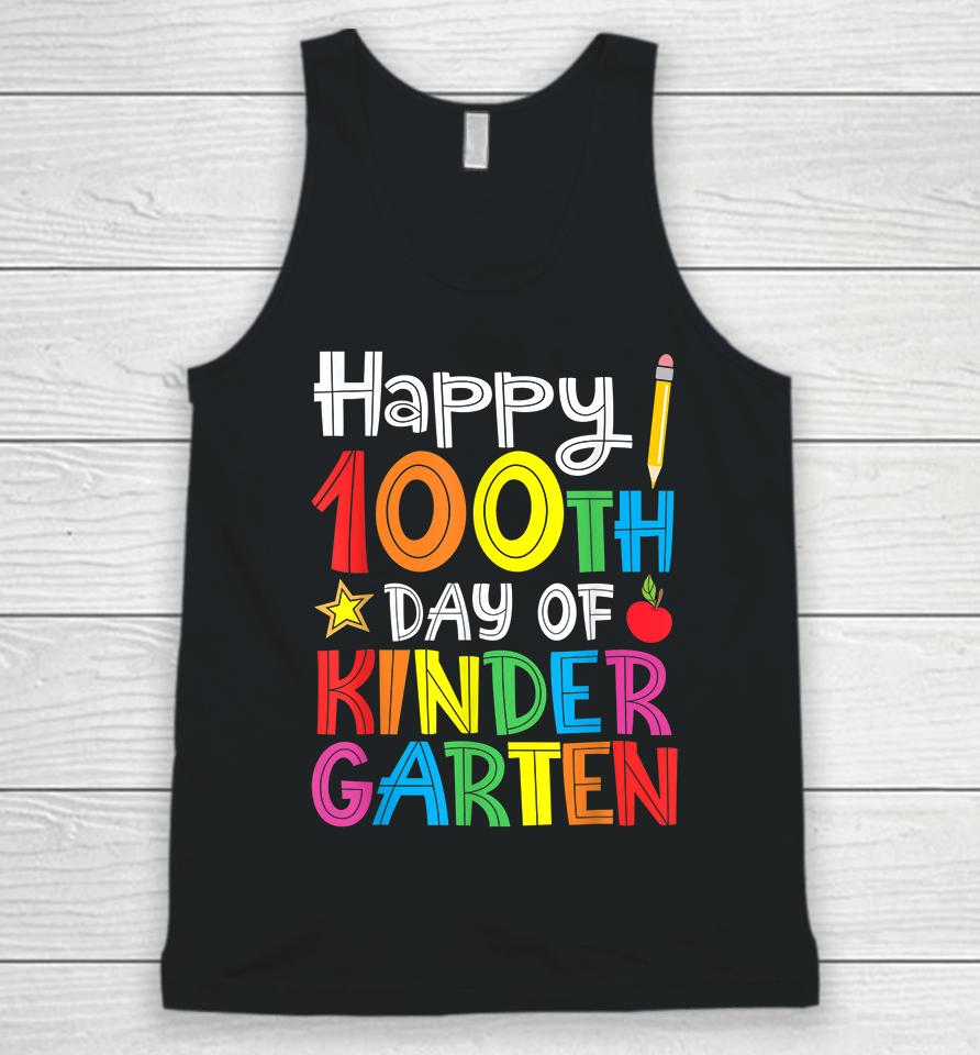 Happy 100Th Day Of Kindergarten Unisex Tank Top