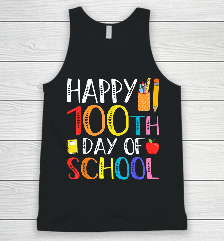 Happy 100Th Day Of School Unisex Tank Top
