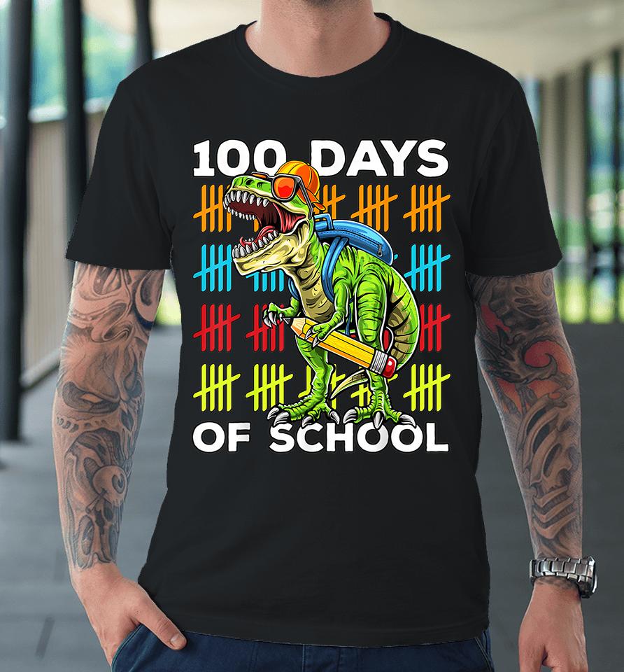 Happy 100Th Day Of School Teachers 100 Days Premium T-Shirt