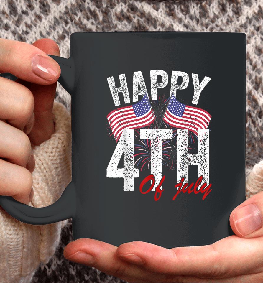 Happy 4Th Of July American Flag Usa Patriotic Coffee Mug