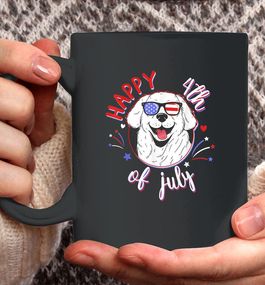 Happy 4Th Of July Dog Labrador Adorable Firework Pet Lab Coffee Mug
