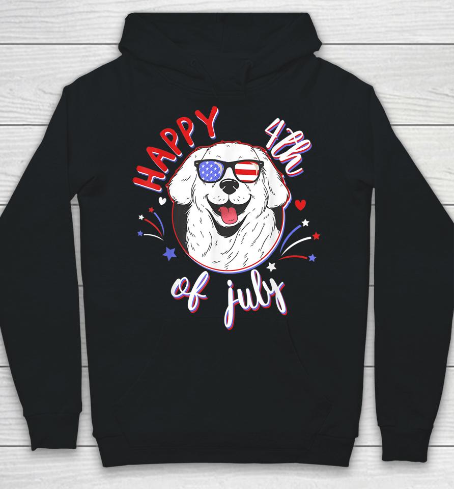 Happy 4Th Of July Dog Labrador Adorable Firework Pet Lab Hoodie