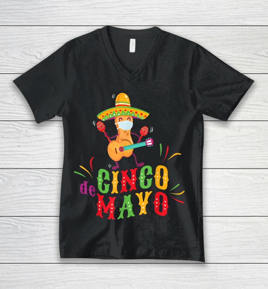Happy 5 De Mayo Cinco De Mayo Viva Mexico 5 De Mayo Unisex V-Neck T-Shirt