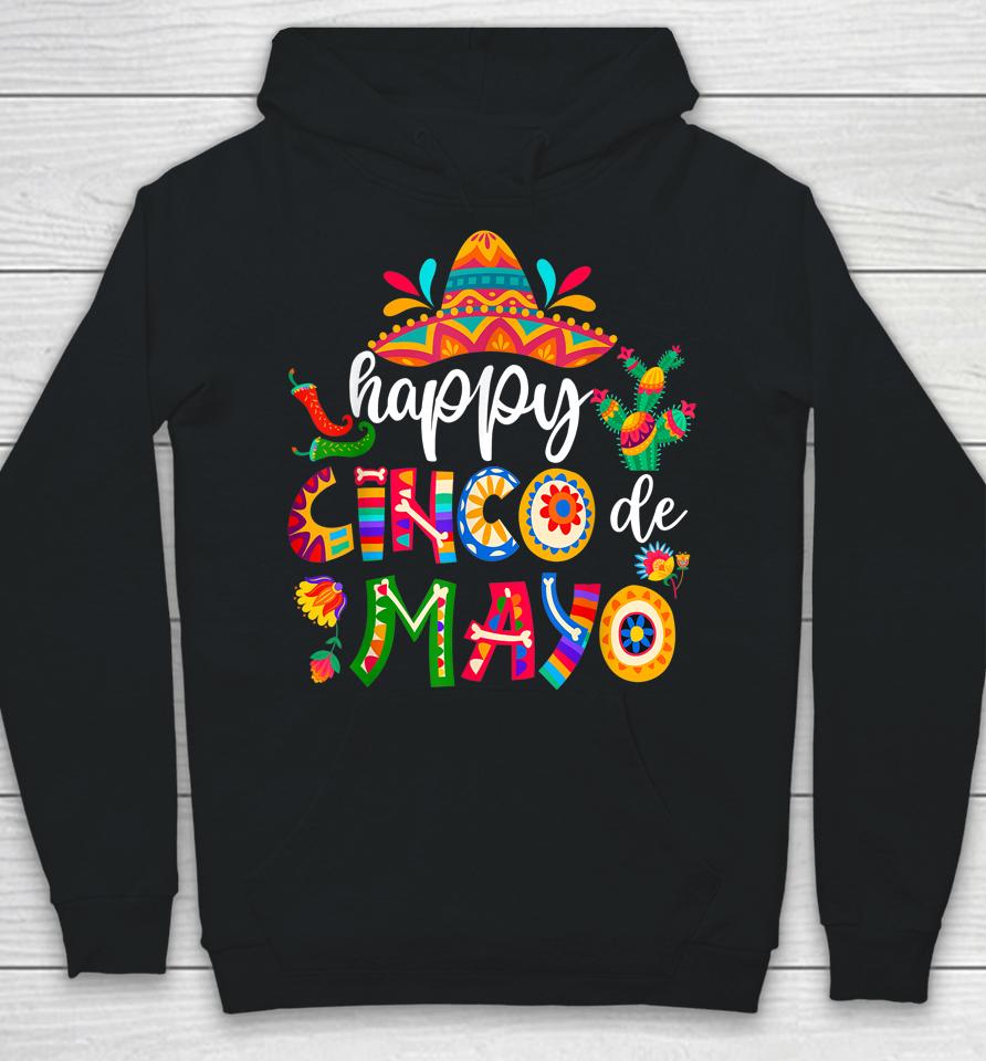 Happy 5 De Mayo Cinco Viva Mexico Hoodie