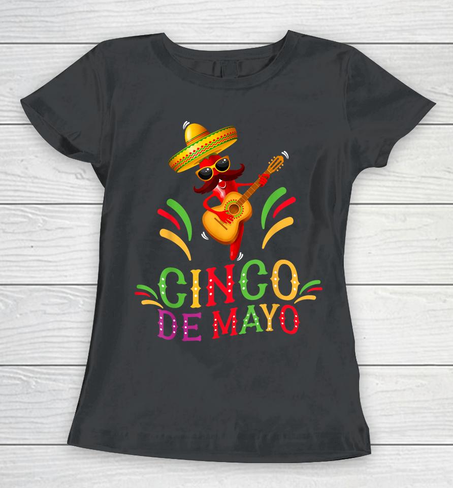 Happy 5 De Mayo Funny Camisas De 5 De Mayo Mexican Fiesta Women T-Shirt