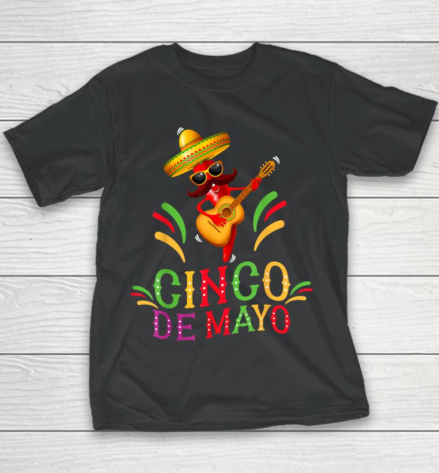 Happy 5 De Mayo Funny Camisas De 5 De Mayo Mexican Fiesta Youth T-Shirt