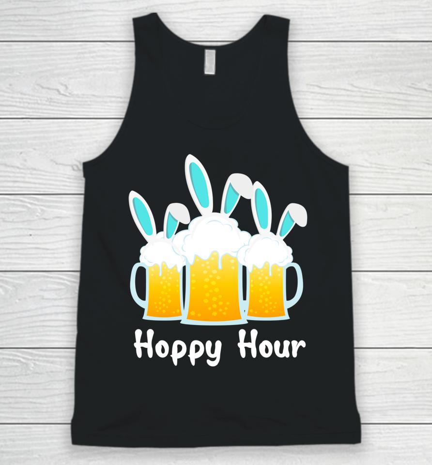 Happy Bunny Beer Drinking Punny Easter Unisex Tank Top