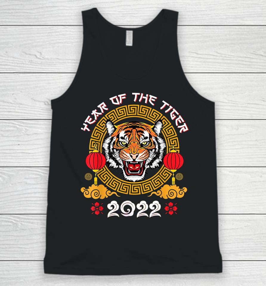 Happy Chinese New Year 2022 Year Of The Tiger Horoscope Unisex Tank Top