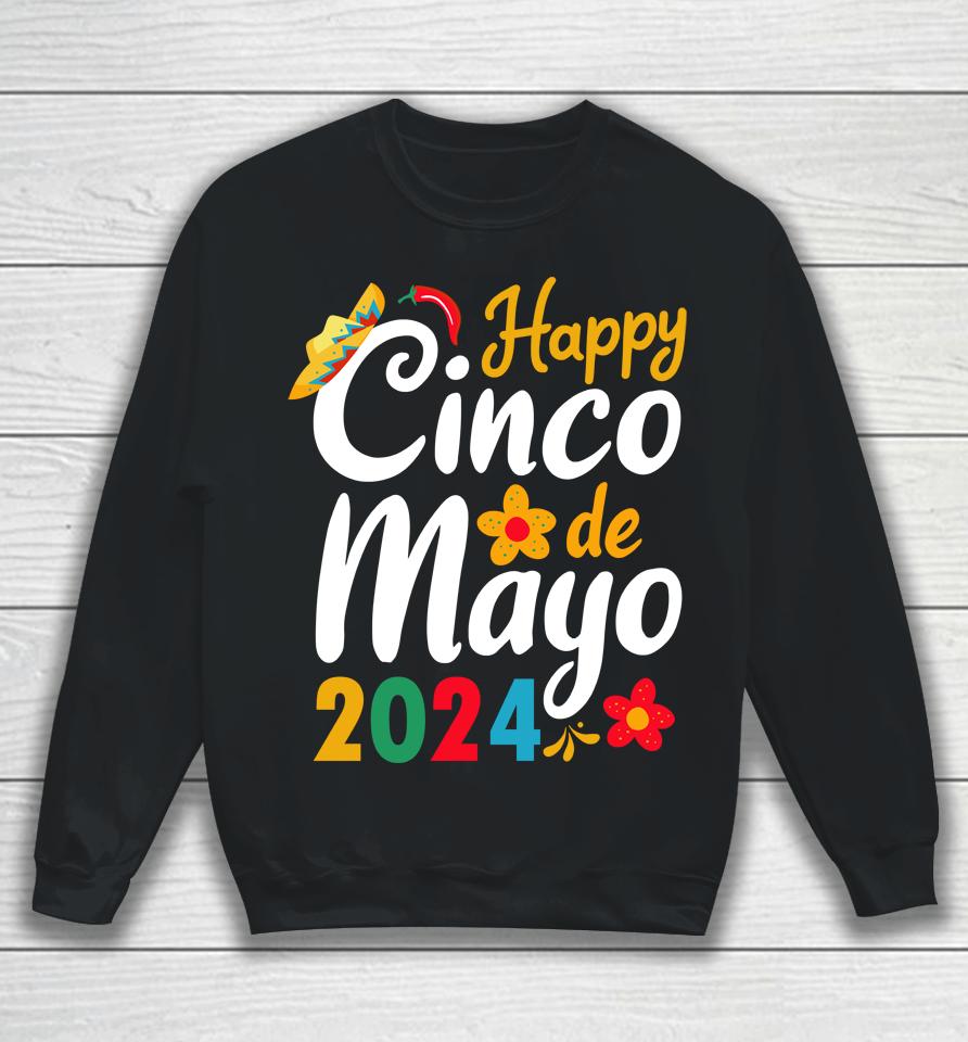 Happy Cinco De Mayo 2024 Mexico Sweatshirt