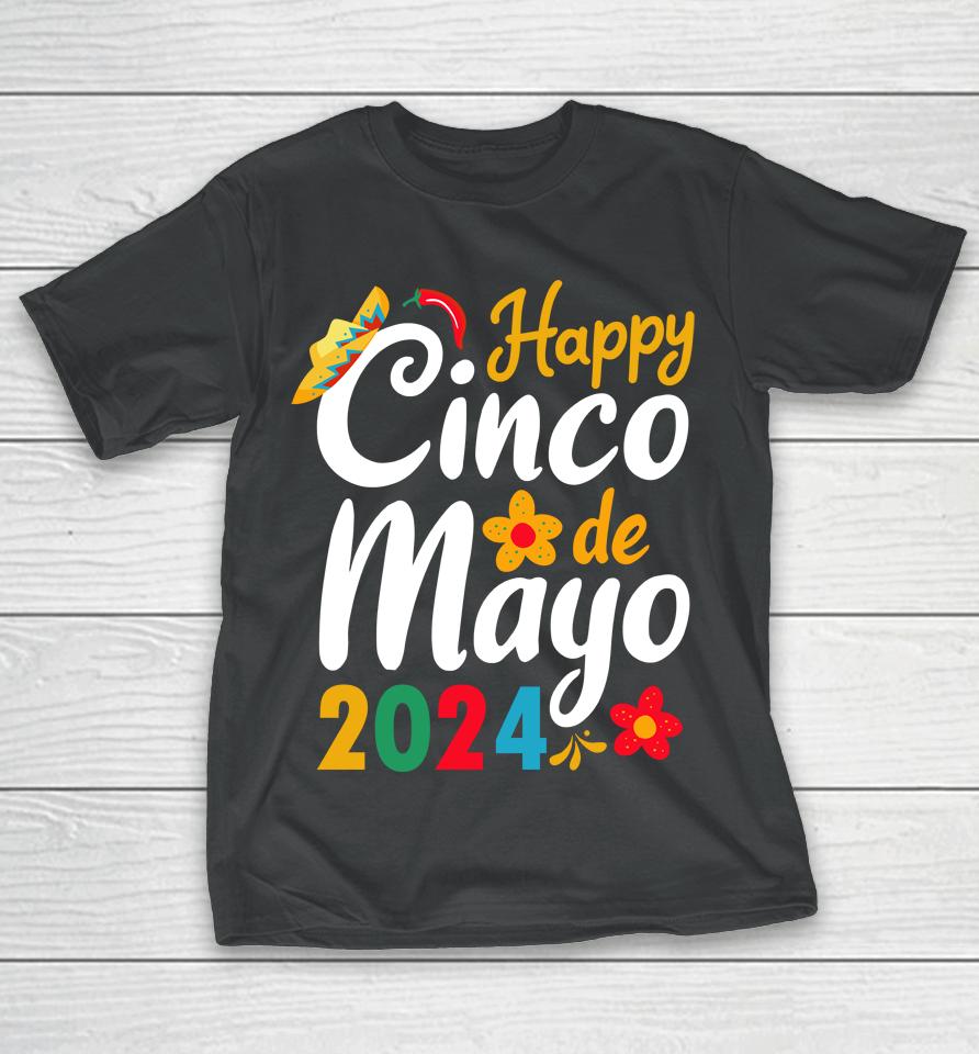 Happy Cinco De Mayo 2024 Mexico T-Shirt