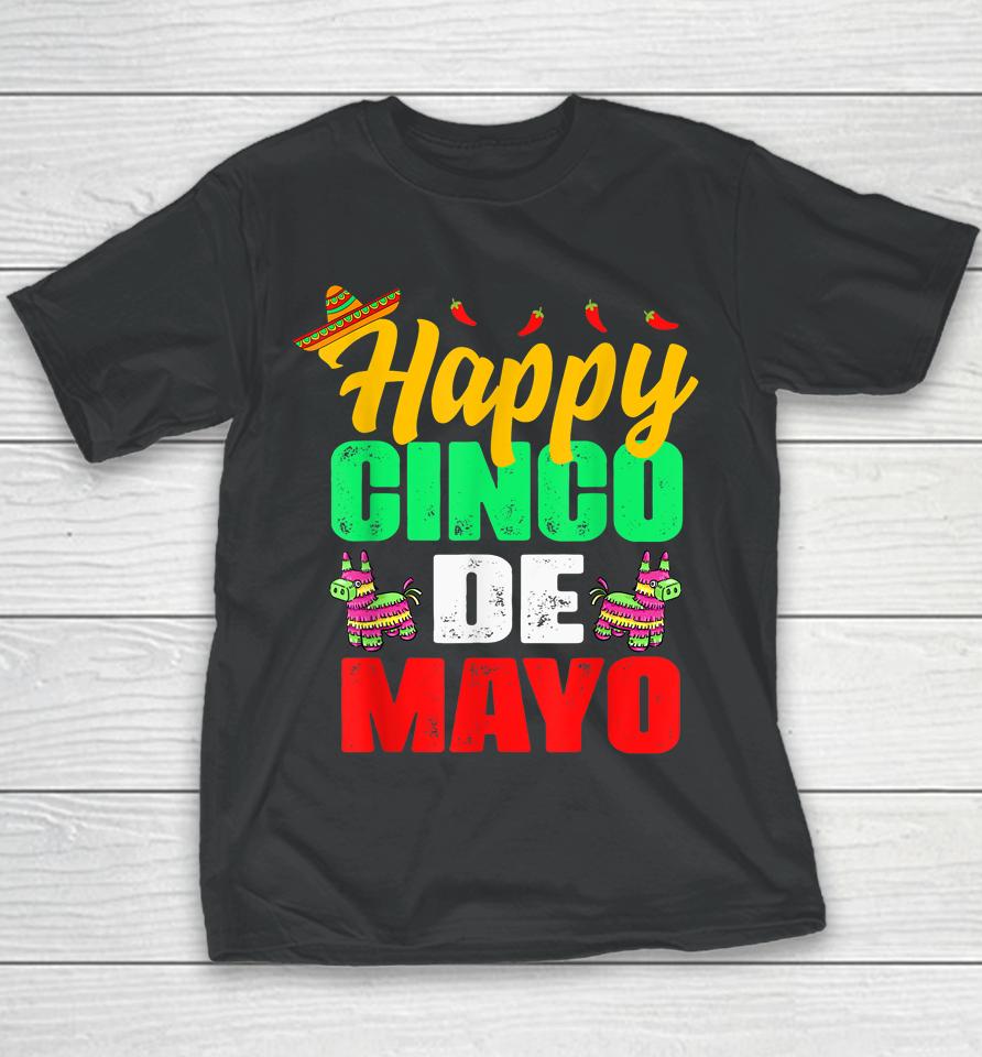 Happy Cinco De Mayo Youth T-Shirt