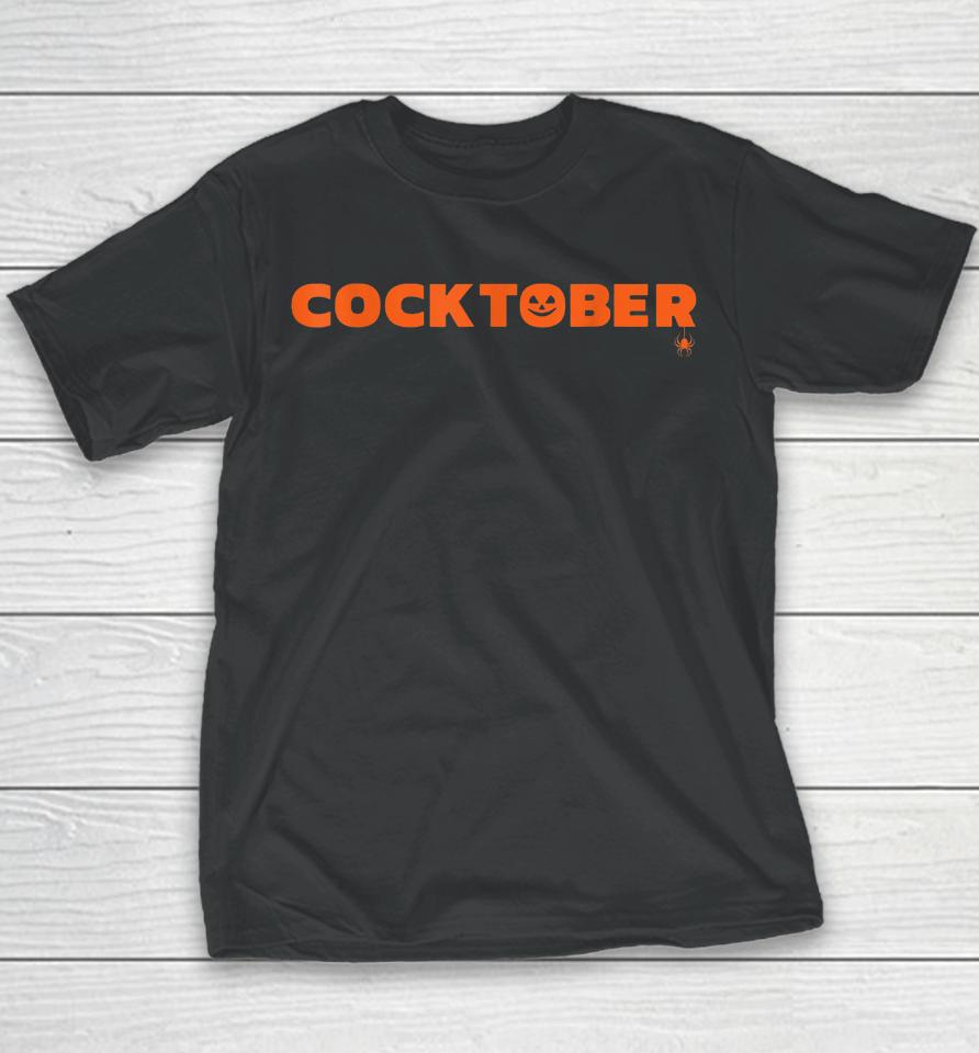 Happy Cocktober Halloween Youth T-Shirt