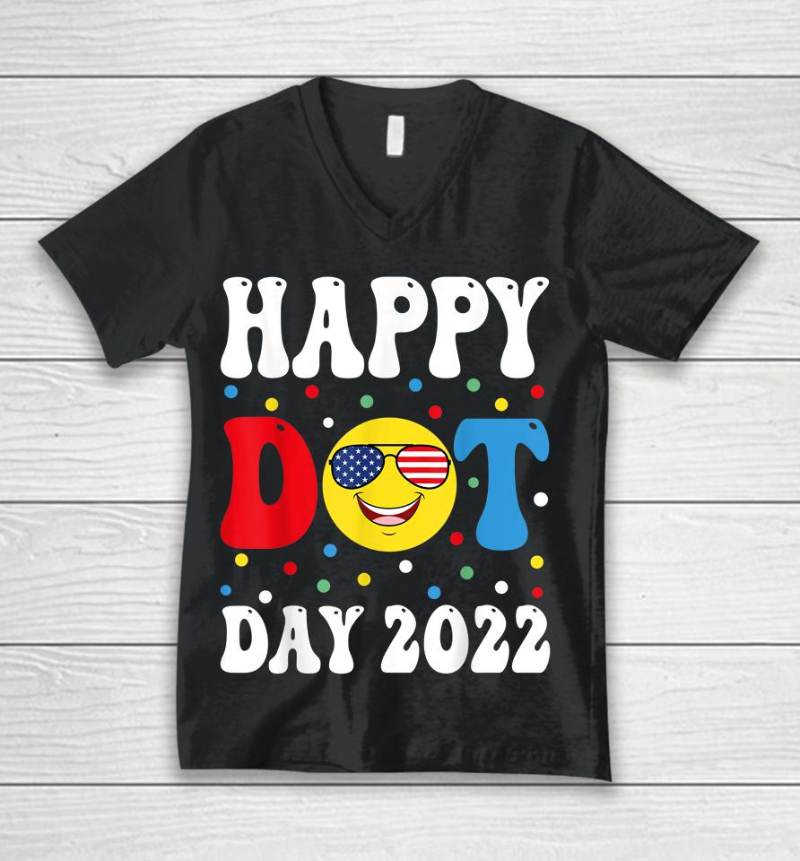 Happy Dot Day 2022 International Dot Day Unisex V-Neck T-Shirt
