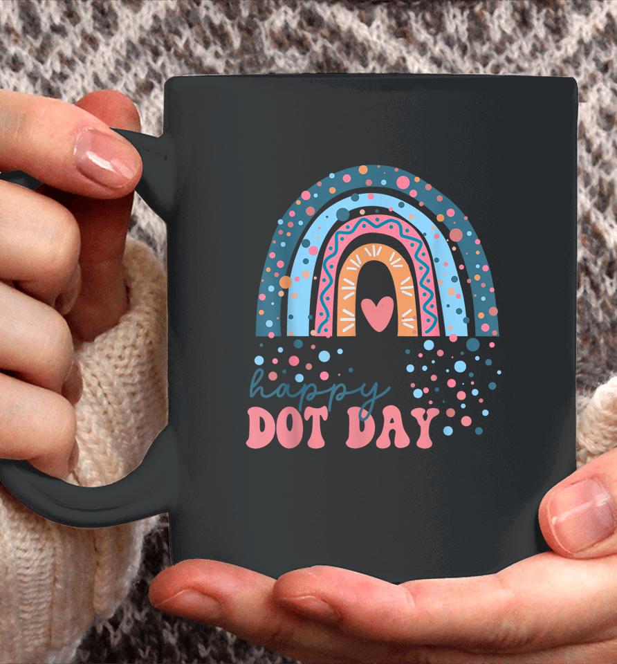 Happy Dot Day Colorful Rainbow Polka Dot Boys Coffee Mug