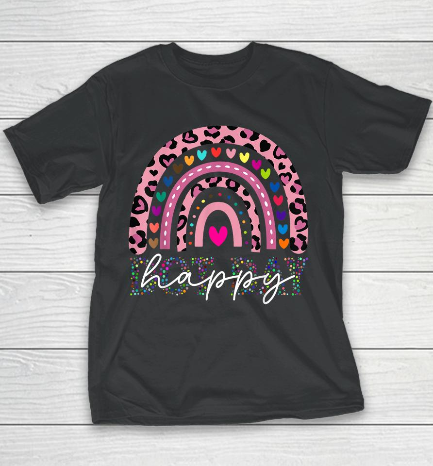 Happy Dot Day Colorful Rainbow Polka Dot Boys Youth T-Shirt