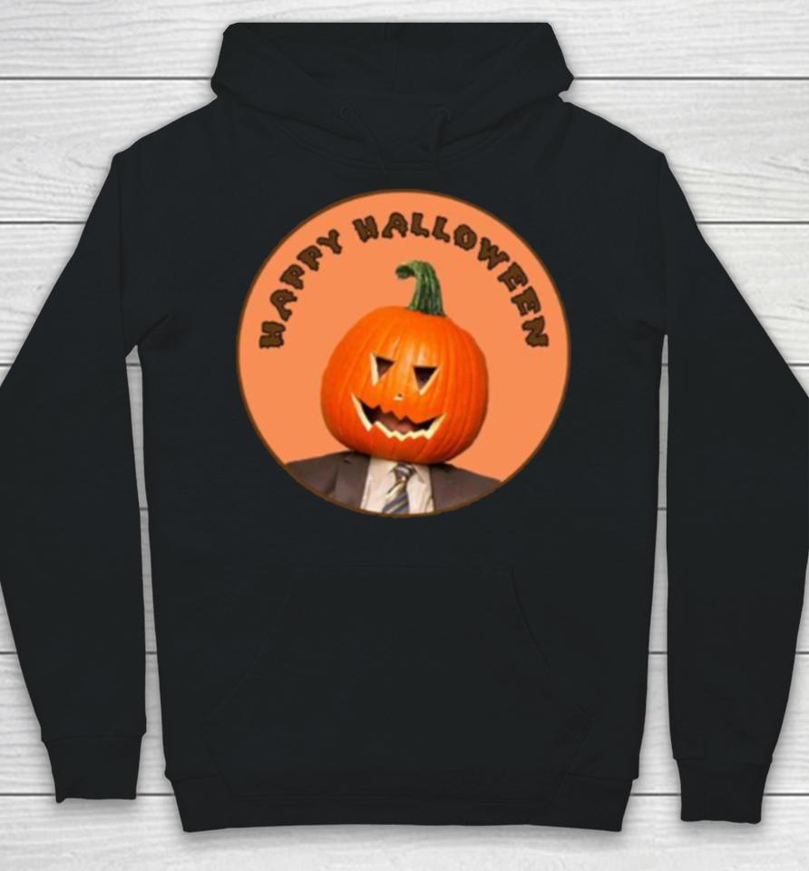 Happy Dwight Shrute The Office Pumpkin Head Halloween Hoodie