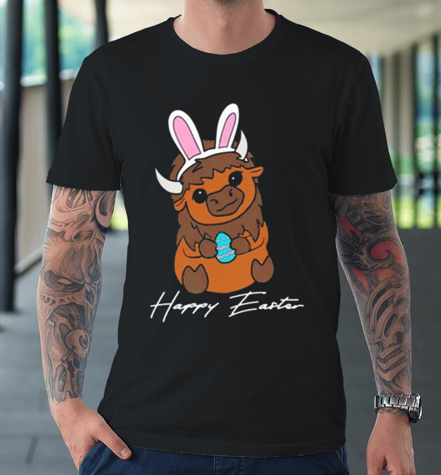 Happy Easter Buffalo Bunny Premium T-Shirt