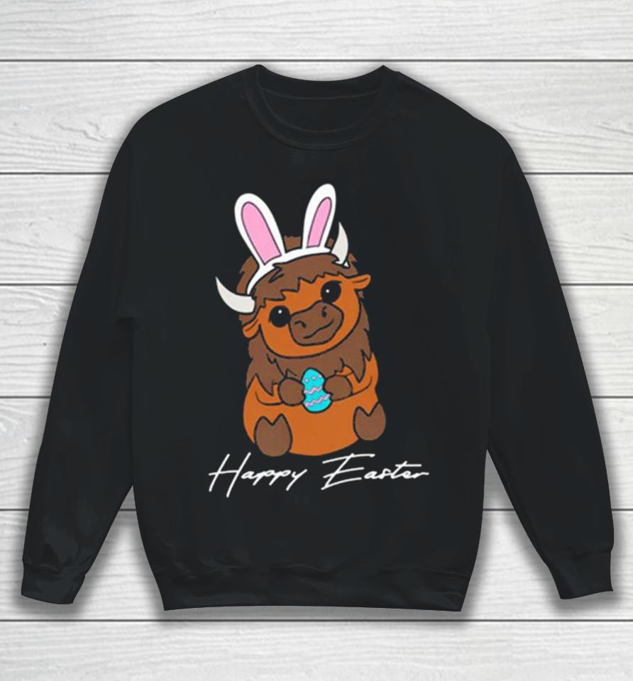 Happy Easter Buffalo Bunny Sweatshirt
